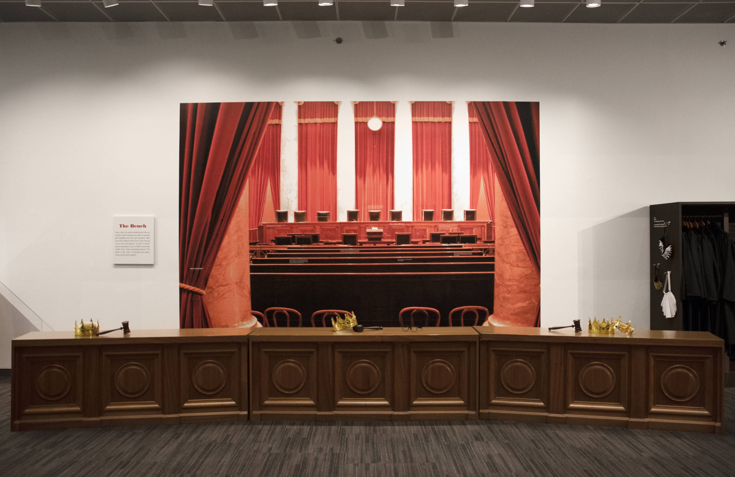Installation view of Notorious RBG at the National Museum of American Jewish History