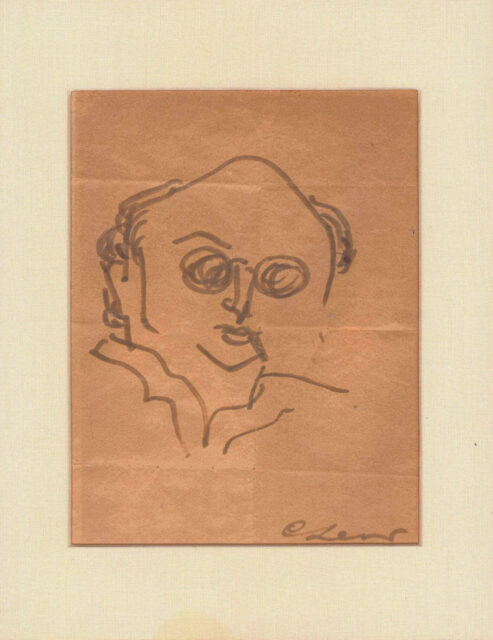 Portrait of Chim Carlo Levi, Rome, Italy, ca. 1950