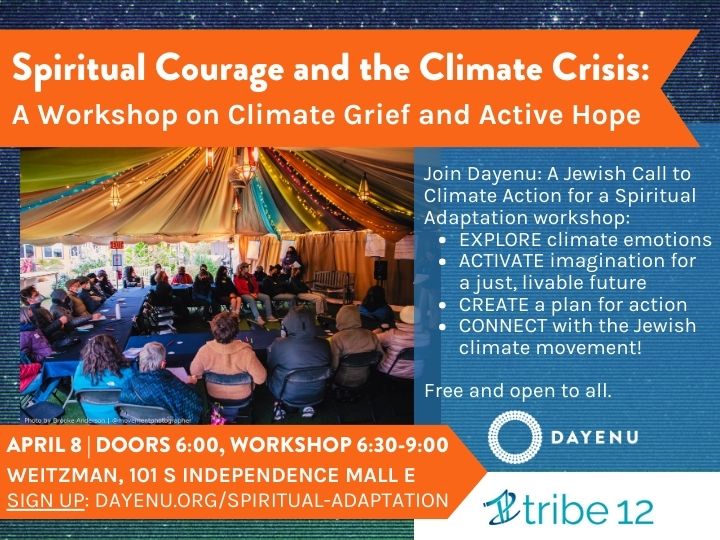 Cultivating Spiritual Courage to Confront the Climate Crisis: A Climate  Grief and Resilience Workshop - The Weitzman