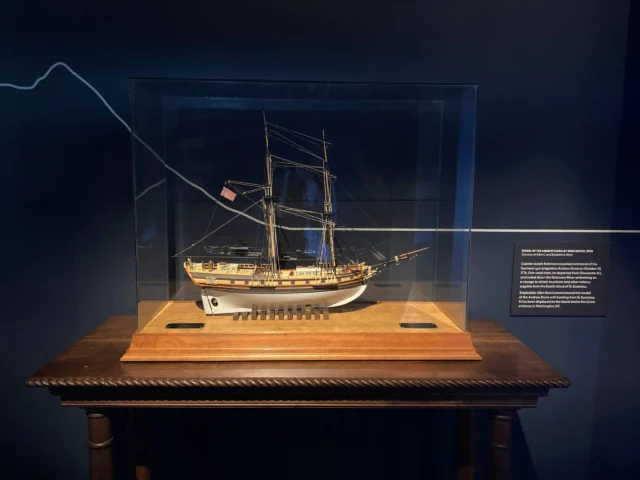 Model of the Andrew Doria by Greg McKay, 2006 Courtesy of Allen C. and Elizabeth A. Rawl